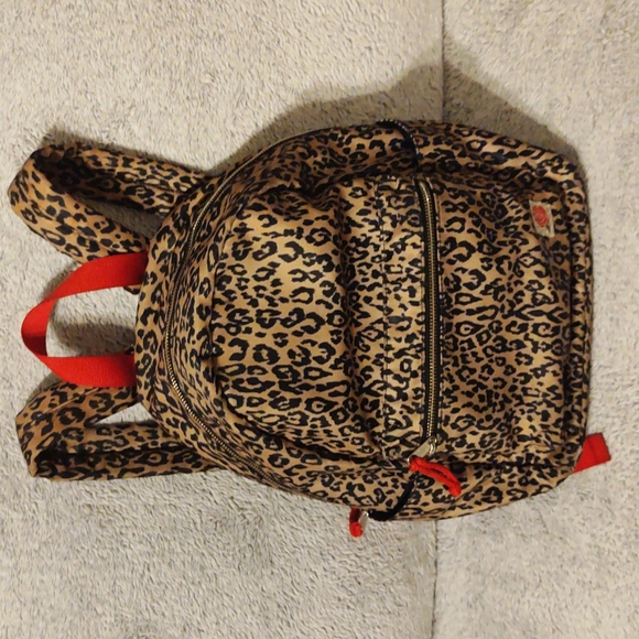 Wild Fable Handbags - Satin Backpack Animal/Leopard/Ocelot Print Full Size